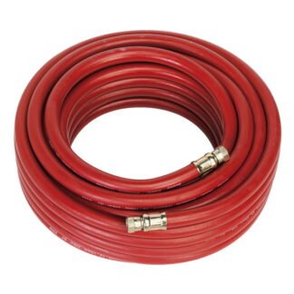Sealey Air Hose with 1/4IN BSP Unions 15m x 10mm (5054630185052) AHC1538
