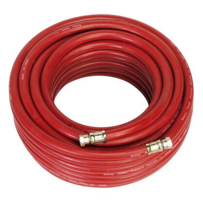 Sealey Air Hose with 1/4IN BSP Unions 20m x 10mm (5054630183683) AHC2038