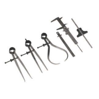 Sealey Professional Measuring Tool Set 6pc (5024209504911) AK10000
