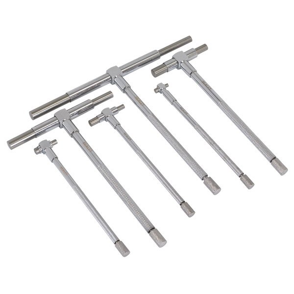 Sealey Telescopic Bore Gauge Set 6pc (5054630390265) AK10115