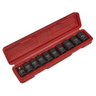 Sealey Premier TRX- Star* Female Impact Socket Set 1/2IN Sq Drive 10pc (5024209828185) AK2301