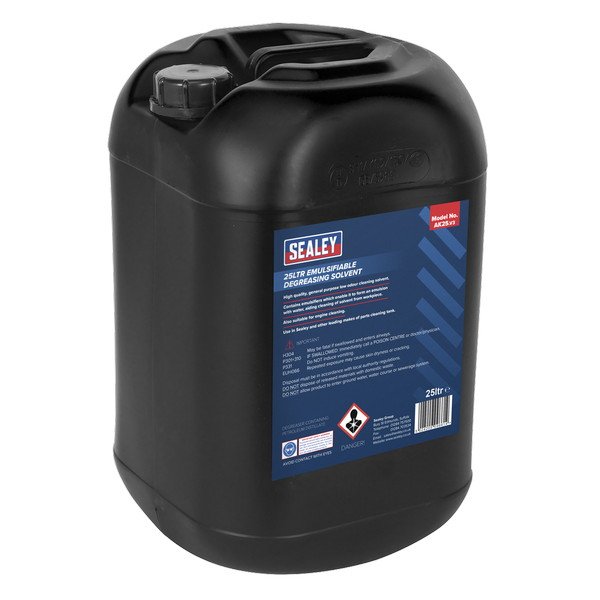 Sealey Degreasing Solvent Emulsifiable 25L (5024209096614) AK25