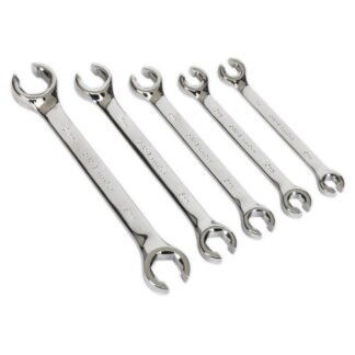 Sealey Premier Flare Nut Spanner Set 5pc (5051747684317) AK2651