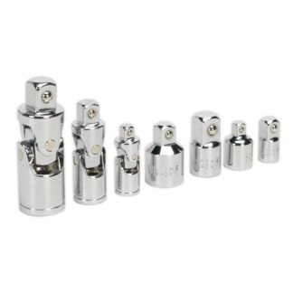 Sealey Premier Universal Joint & Socket Adaptor Set 7pc (5051747513549) AK2737