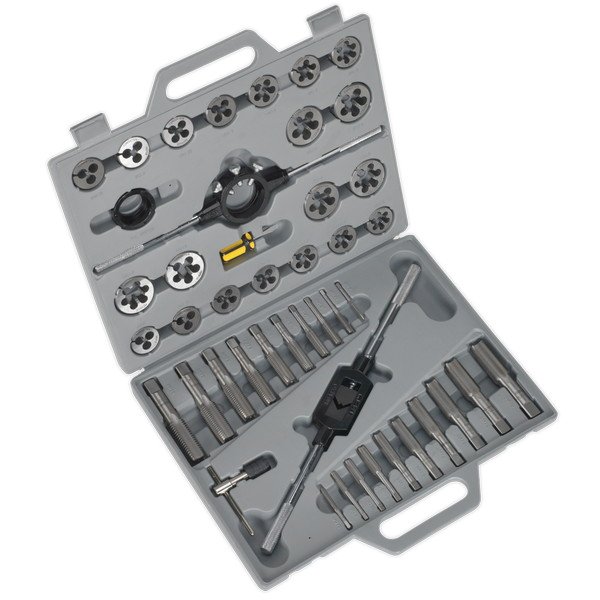Sealey Metric Tap & Die Set Split Dies 45pc (5024209277167) AK303