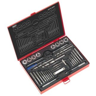Sealey Metric Tap & Die Set Split Dies 37pc (5054511235821) AK3037