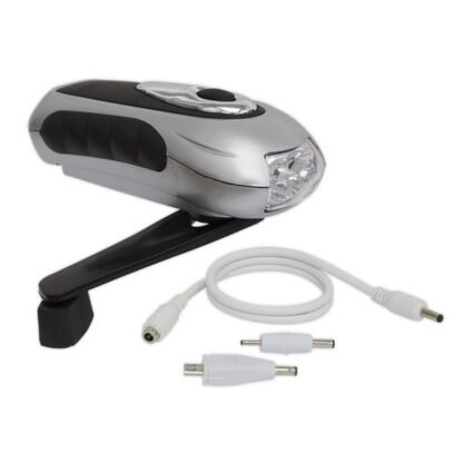 Sealey Rechargeable Wind- Up Torch 3 LED (5054511554328) AK3305