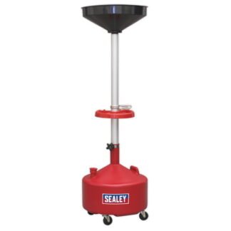 Sealey Manual Discharge Mobile Oil Drainer 36L (5024209783651) AK36D