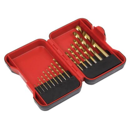 Sealey HSS Drill Bit Set 15pc (5054630017490) AK3715HSS