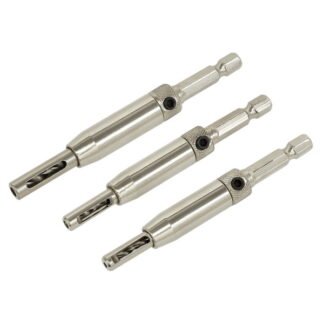 Sealey Self- Centring Chamfered Hinge Drill Set 3pc (5054630054563) AK3HD