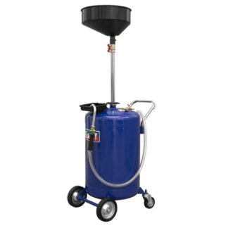 Sealey Air Discharge Mobile Oil Drainer 110L (5054630302053) AK458DX