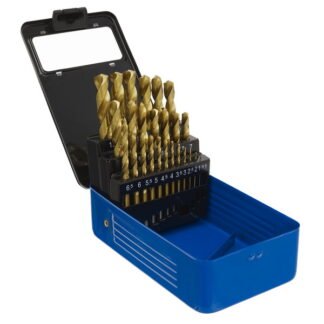 Sealey HSS Fully Ground Drill Bit Set 25pc - DIN 338 (5024209474030) AK4725