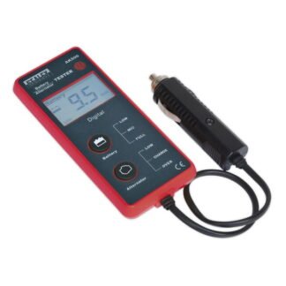Sealey Battery & Alternator Tester with LCD Screen 12V (5054511044430) AK500