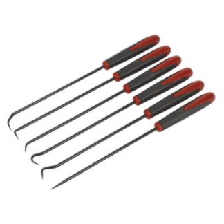 Sealey Extra- Long Pick & Hook Set 6pc (5051747682085) AK5215