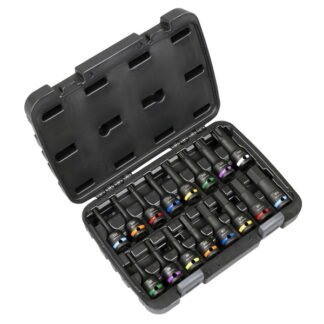 Sealey Premier Hex & TRX- Star* Impact Socket Bit Set 1/2IN Sq Drive 16pc (5054630561306) AK56005