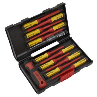 Sealey Premier Interchangeable Screwdriver Set 13pc - VDE Approved (5054511705737) AK6128