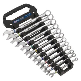 Sealey Premier Platinum Anti- Slip Combination Spanner Set 12pc (5054630151910) AK63950