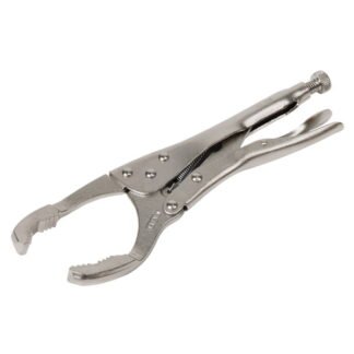 Sealey Angled Oil Filter Locking Pliers 45- 130mm Capacity (5054630189098) AK6423