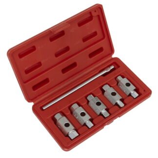 Sealey Double End Drain Key Set 6pc (5024209850698) AK659