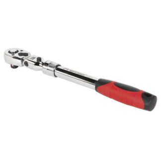 Sealey Premier Locking Flexi- Head Extendable Ratchet Wrench 1/2IN Sq Drive (5051747352803) AK6682