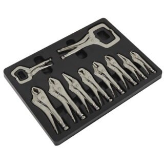 Sealey Premier Locking Pliers Set 10pc (5054511860641) AK6800