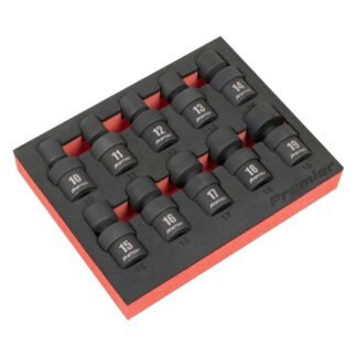 Sealey Premier Universal Joint Impact Socket Set 3/8IN Sq Drive 10pc (5054630534348) AK68220