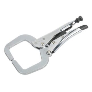 Sealey Premier Locking C- Clamp 165mm 0- 45mm Capacity (5024209353656) AK6826