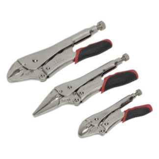 Sealey Premier Quick Release Locking Pliers Set 3pc (5051747575424) AK6863
