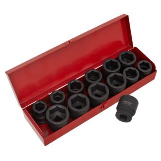 Sealey Premier Metric/Imperial Impact Socket Set 3/4IN Sq Drive 13pc (5024209231695) AK686