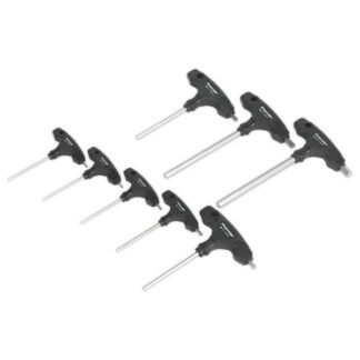 Sealey Premier T- Handle Hex Key Set 8pc (5024209698108) AK7143