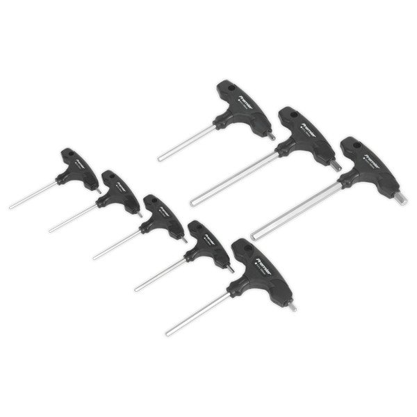 Sealey Premier T- Handle Hex Key Set 8pc (5024209698108) AK7143