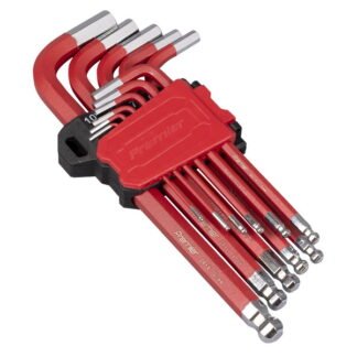 Sealey Premier Long Ball- End Hex Key Set 11pc (5054630341069) AK71640