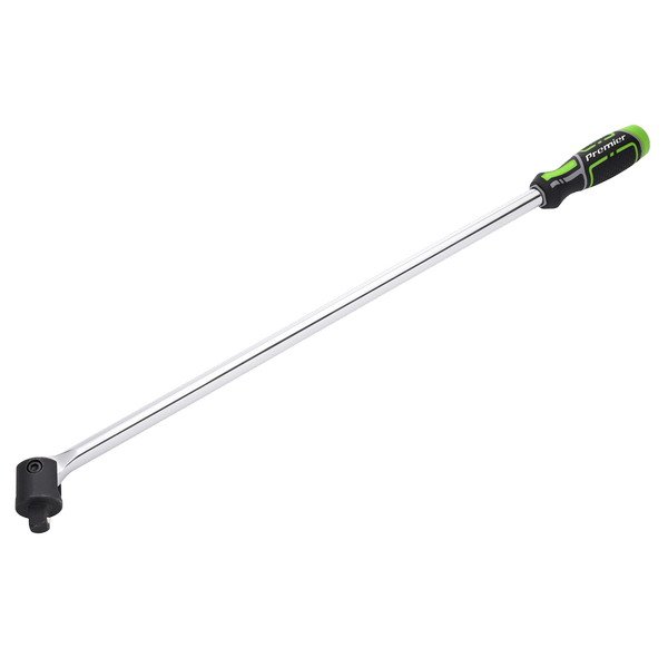 Sealey Premier Breaker Bar 1/2IN Sq Drive 600mm - Hi- Vis Green (5054630101427) AK7306HV