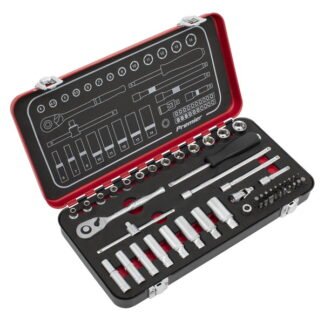 Sealey Premier Platinum Socket Set 1/4IN Sq Drive 49pc (5054630278563) AK7920