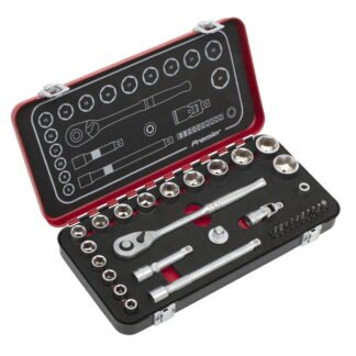 Sealey Premier Platinum Socket Set 3/8IN Sq Drive 31pc (5054630278600) AK7921