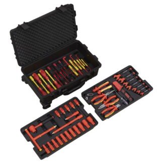 Sealey Premier Insulated Tool Kit 3/8IN Sq Drive 1000V 50pc - VDE Approved (5054511924626) AK7938
