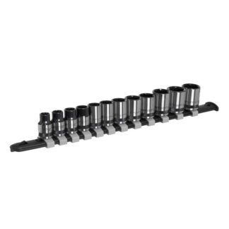 Sealey Premier Black Socket Set 3/8IN Sq Drive 12pc (5054630055461) AK7992