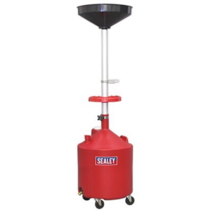 Sealey Gravity Discharge Mobile Oil Drainer 80L (5054511371963) AK80D