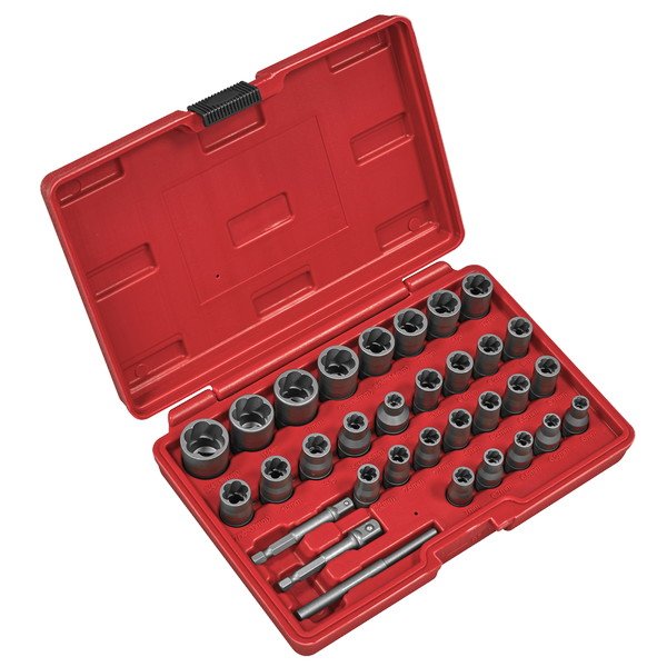 Sealey Slim Design Bolt & Nut Extractor Set 32pc (5054630463631) AK8132