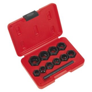 Sealey Spanner Type Bolt Extractor Set 11pc (5054511112658) AK8183