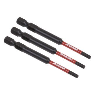 Sealey Premier Hex Impact Power Tool Bits 3 x 75mm 3pc (5054511957471) AK8261