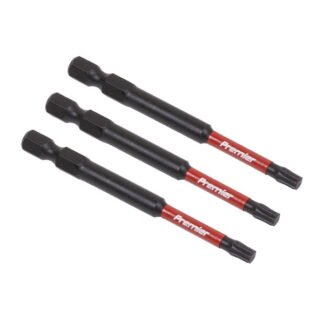 Sealey Premier TRX- Star* Impact Power Tool Bits T25 x 75mm 3pc (5054511957105) AK8268