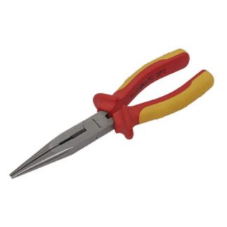 Sealey Premier Long Nose Pliers 200mm - VDE Approved (5054511270051) AK83457