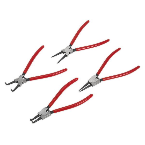 Sealey Premier Internal/External Circlip Pliers Set 230mm 4pc (5054511234510) AK8456