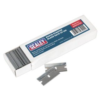Sealey Razor Scraper Blade - Pack of 100 (5051747939004) AK867B100