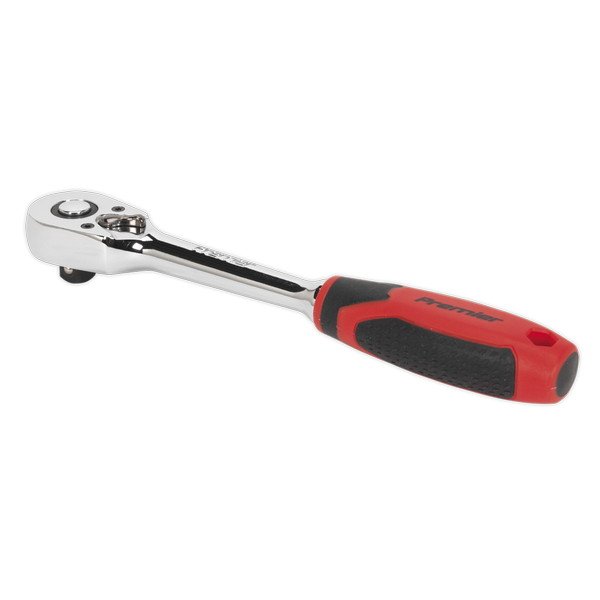 Sealey Premier Pear- Head Ratchet Wrench with Flip Reverse 3/8IN Sq Drive (5051747509726) AK8947