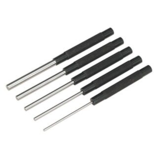 Sealey Imperial Parallel Long Pattern Pin Punch Set 5pc (5024209319331) AK9124