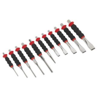 Sealey Premier Sheathed Punch & Chisel Set 11pc (5054511026672) AK9135