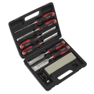 Sealey Premier Hammer- Thru Wood Chisel Set 8pc (5054511972436) AK9240