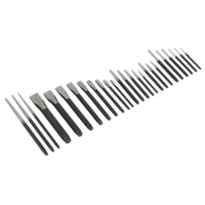 Sealey Premier Punch & Chisel Set 26pc (5054511375930) AK9298